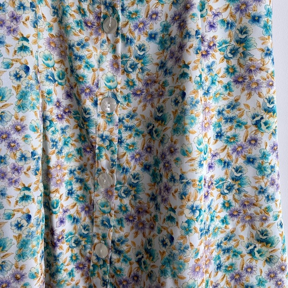 ZARA mini floral dress w/ ruffle straps - Picture 2 of 6